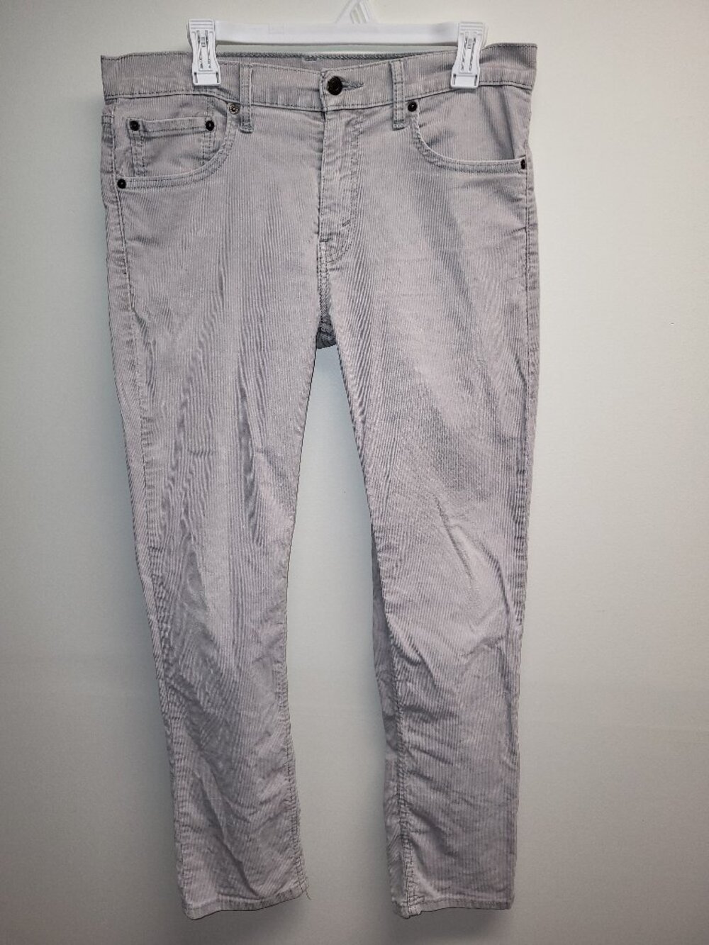 Levi's 511 Slim Fit Jeans Mens 33x32 Gray Stretch Denim Pants